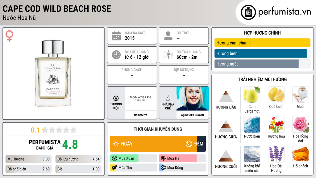 Thông tin chi tiết Cape Cod Wild Beach Rose