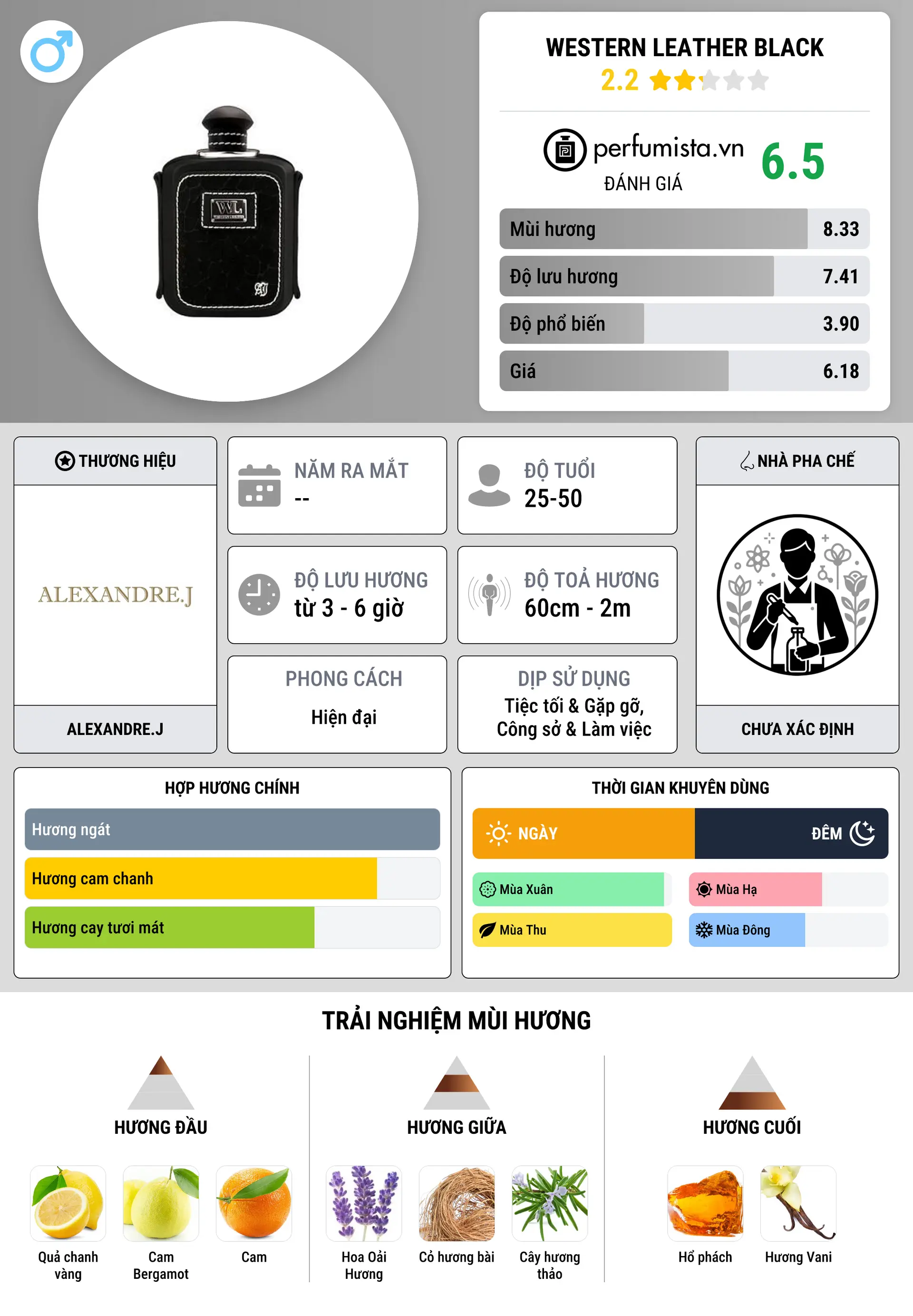 Thông tin chi tiết Western Leather Black