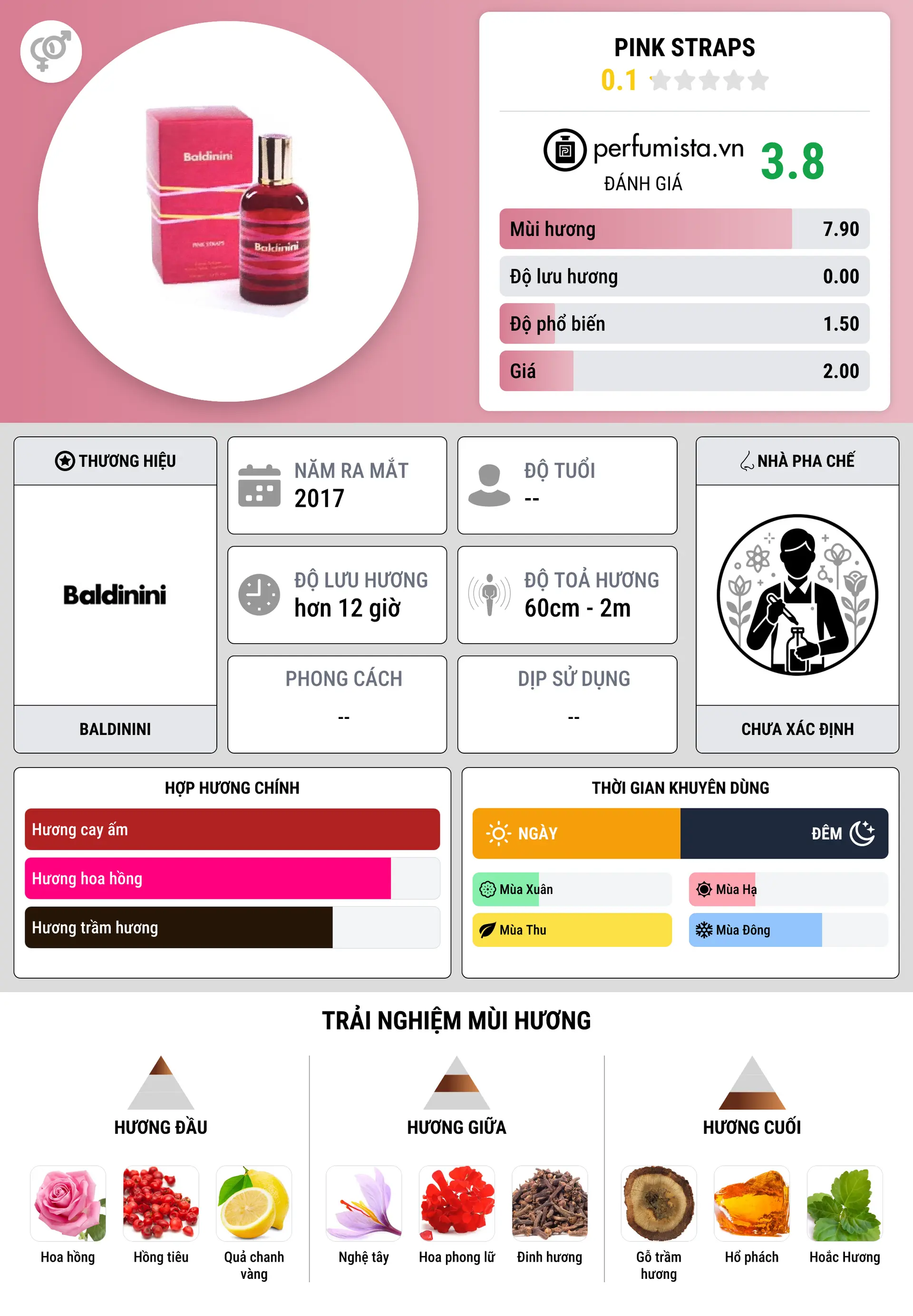 Thông tin chi tiết Pink Straps