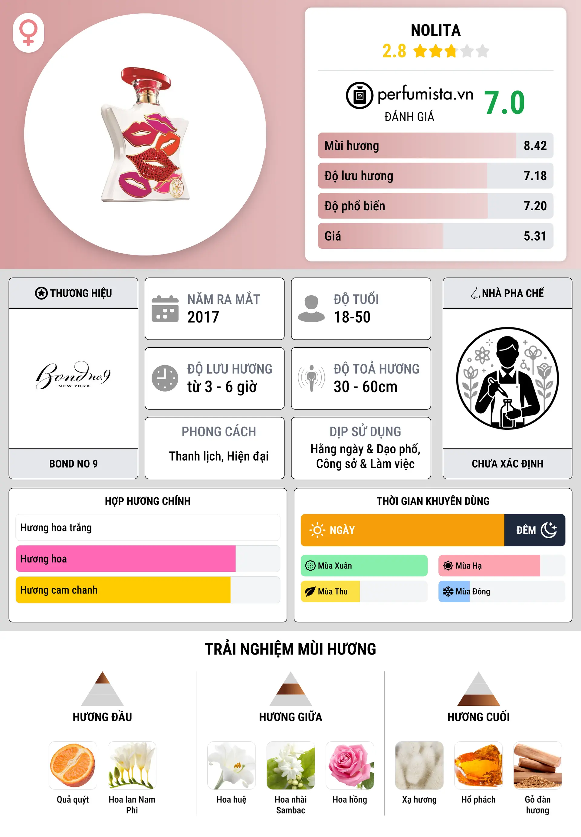 Thông tin chi tiết Nolita