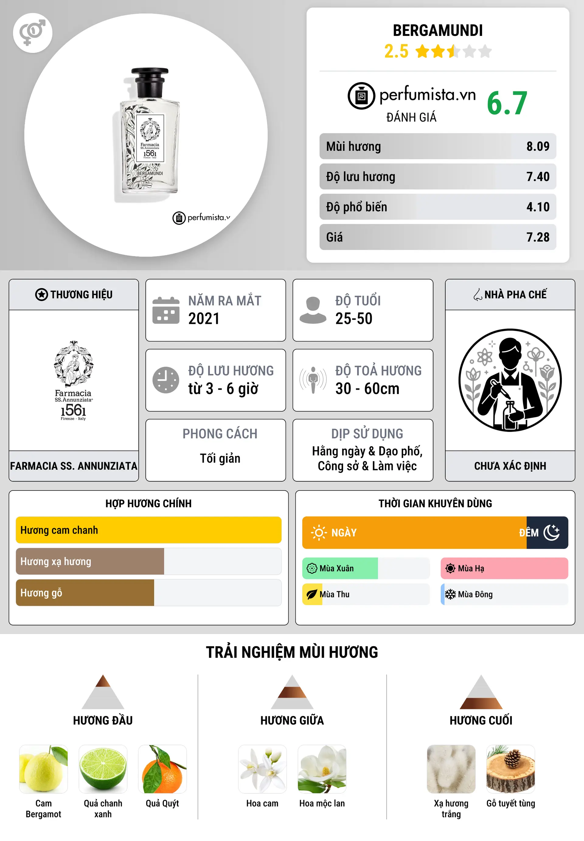 Thông tin chi tiết Bergamundi