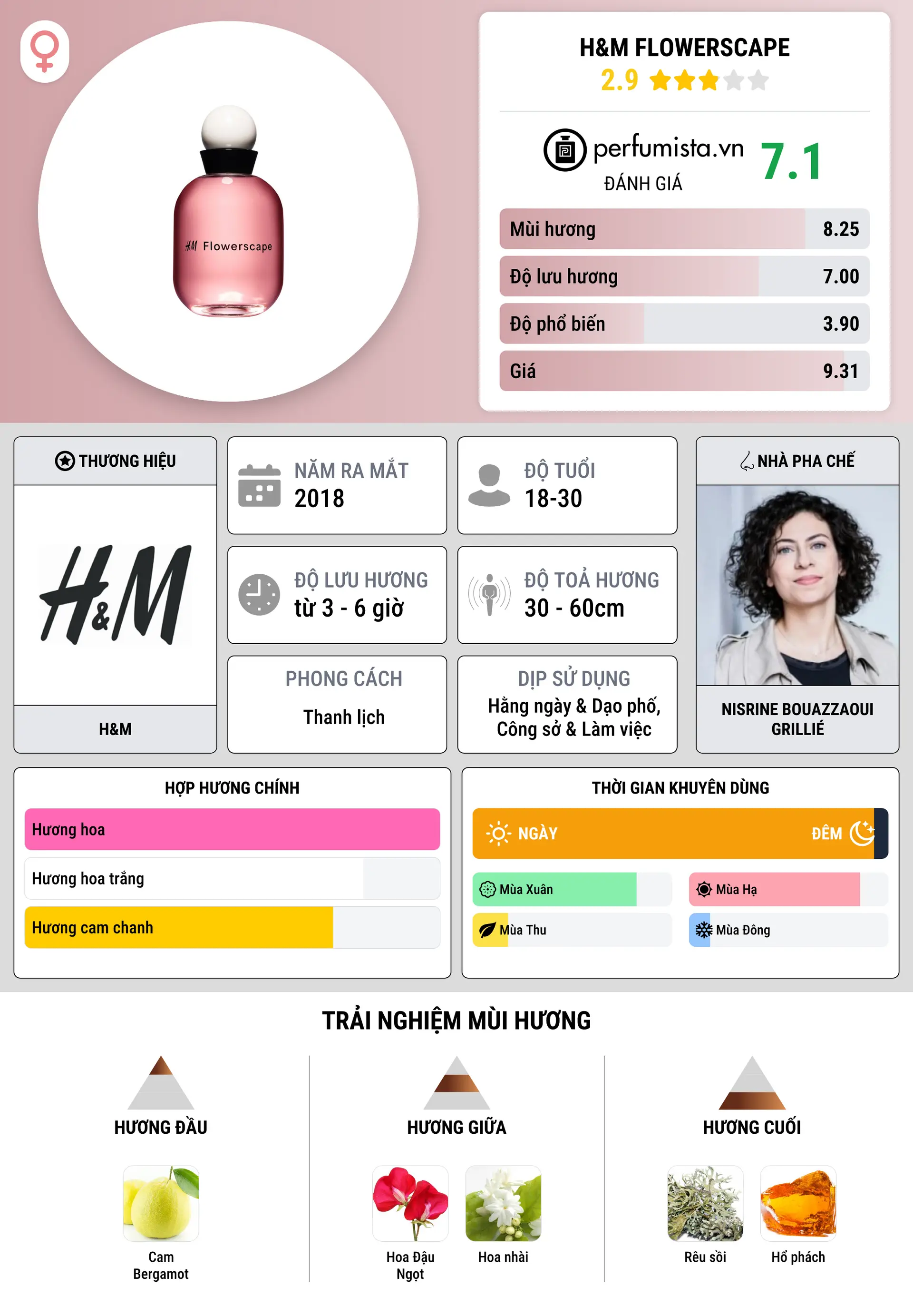 Thông tin chi tiết H&M Flowerscape