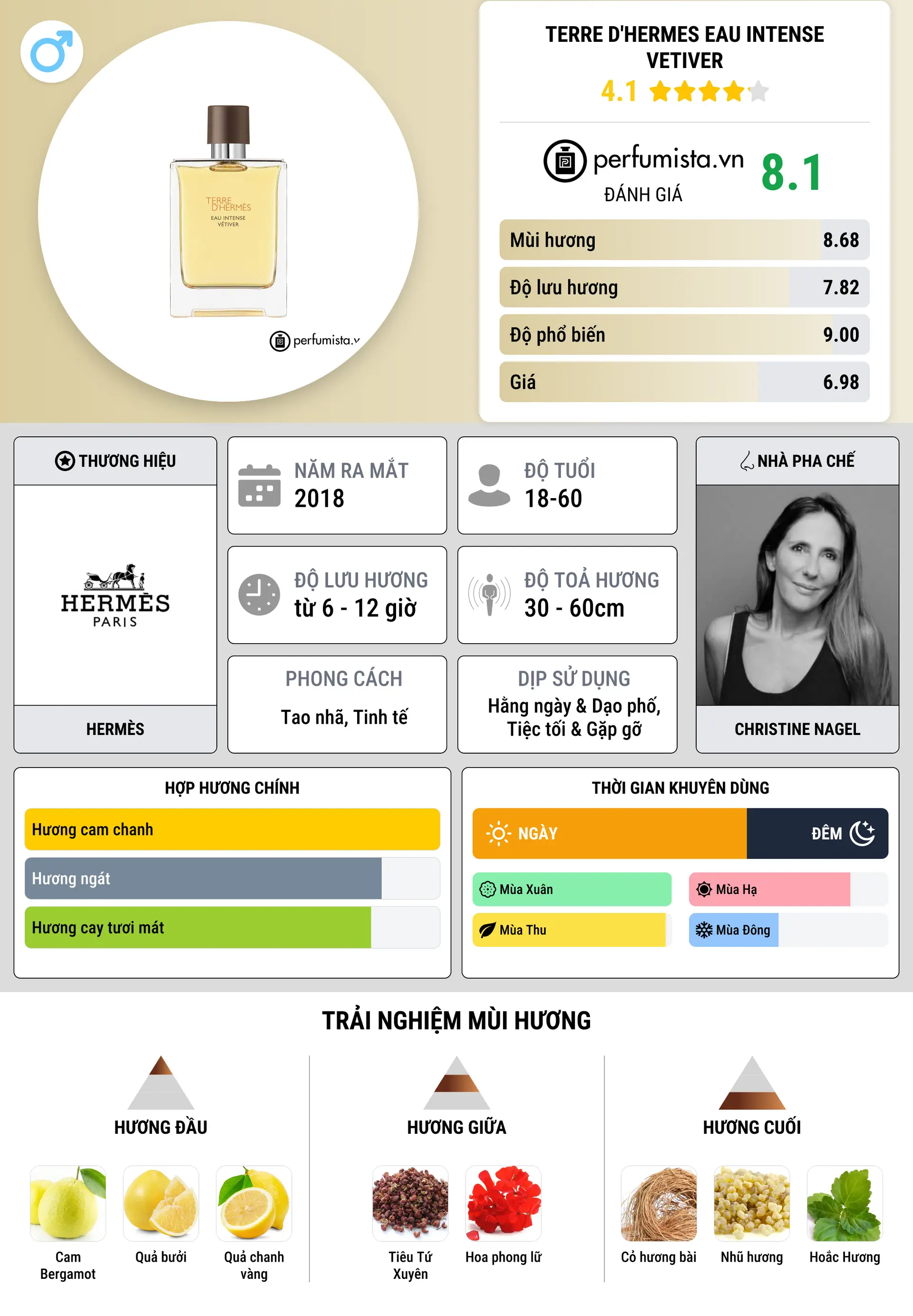 Thông tin chi tiết Terre D'Hermes Eau Intense Vetiver
