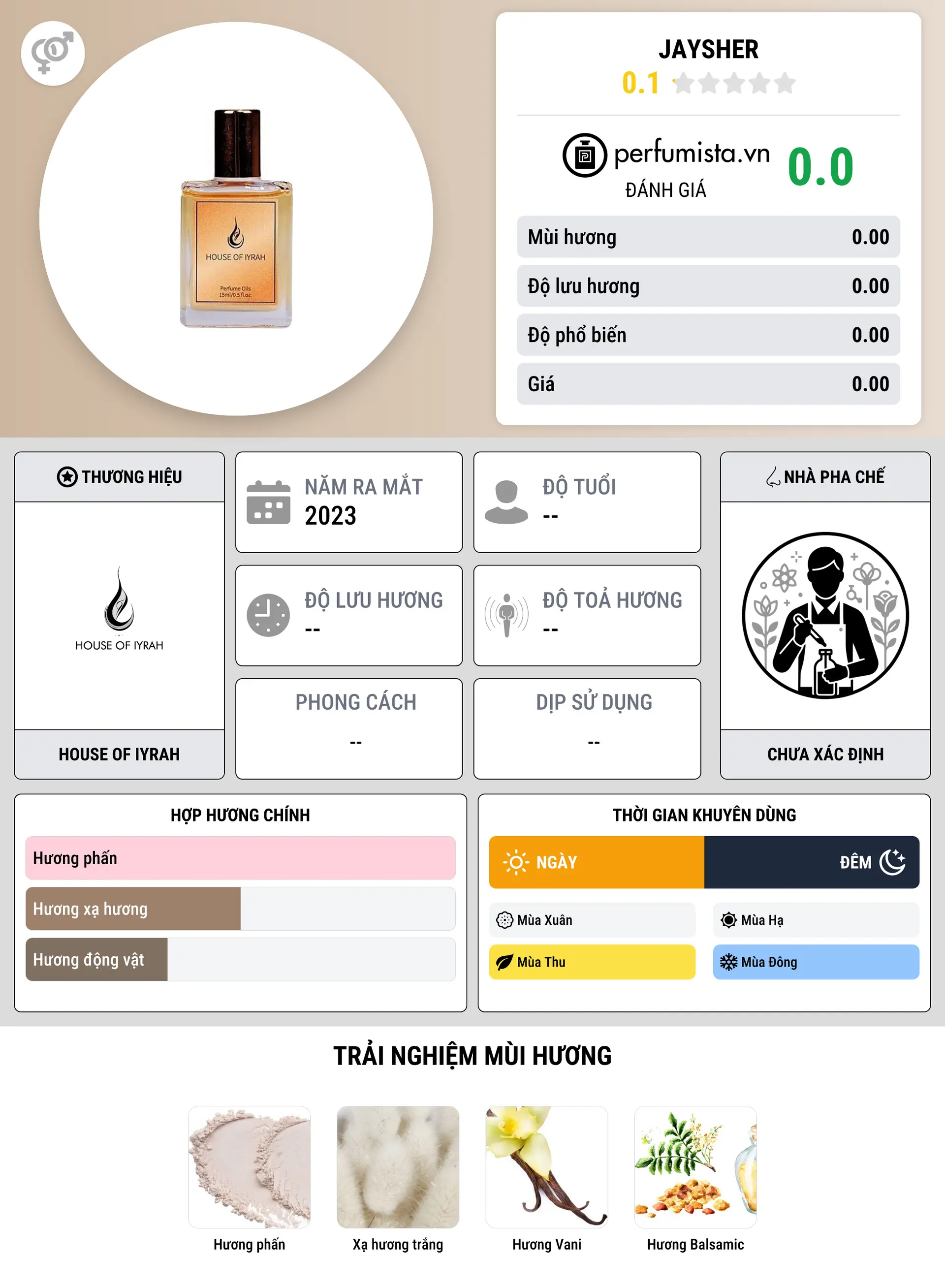 Thông tin chi tiết Jaysher