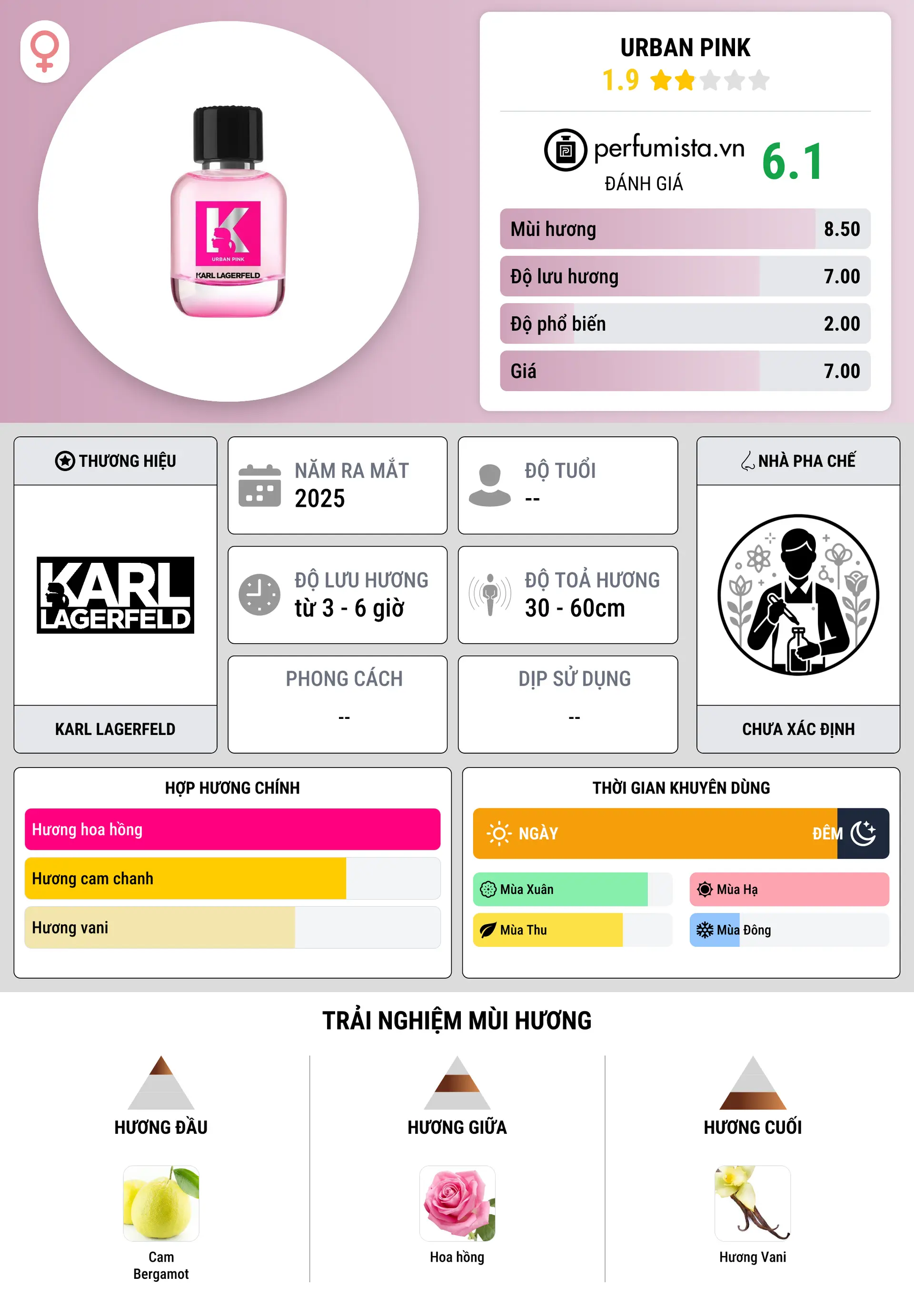 Thông tin chi tiết Urban Pink