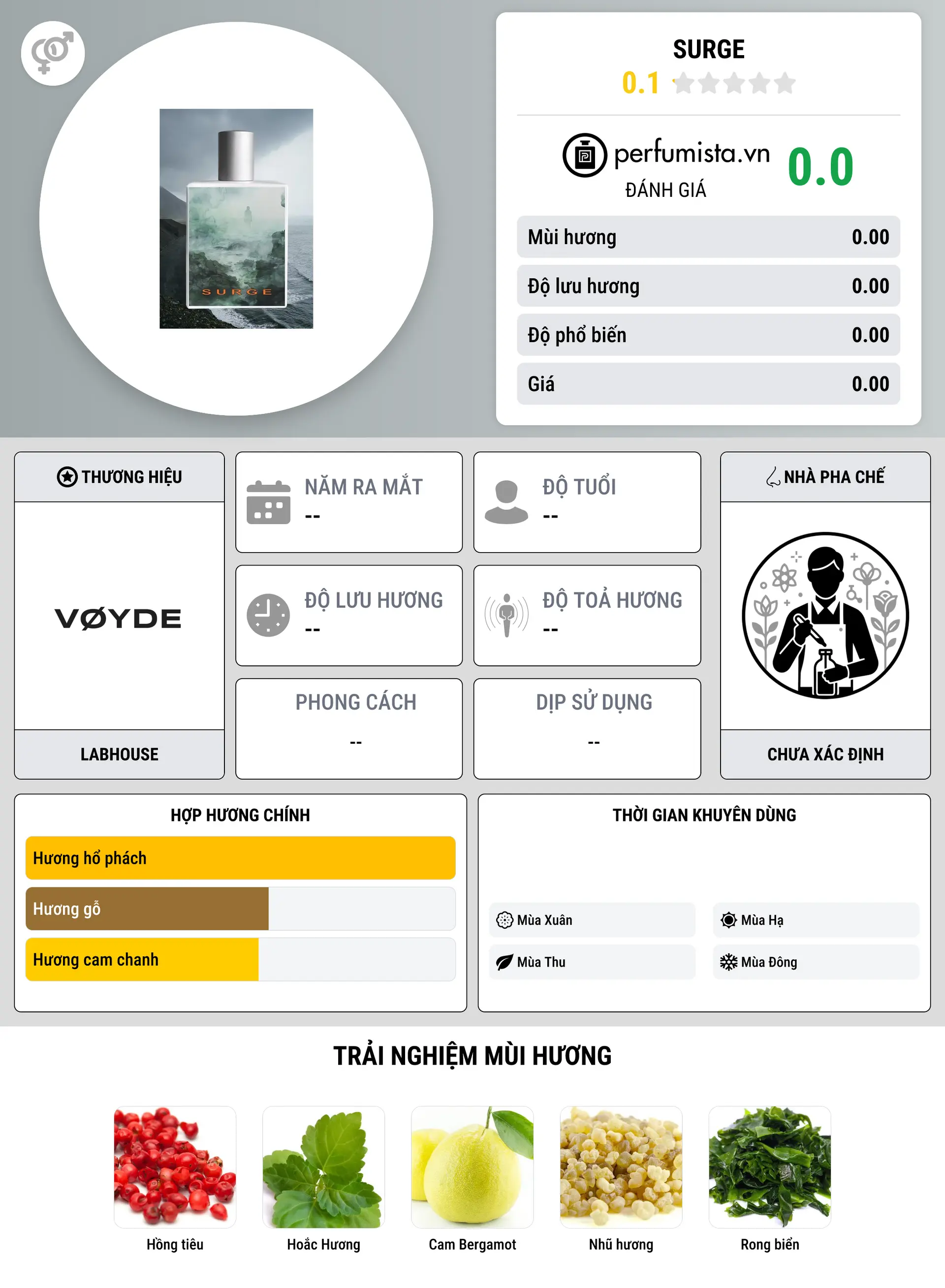 Thông tin chi tiết Surge