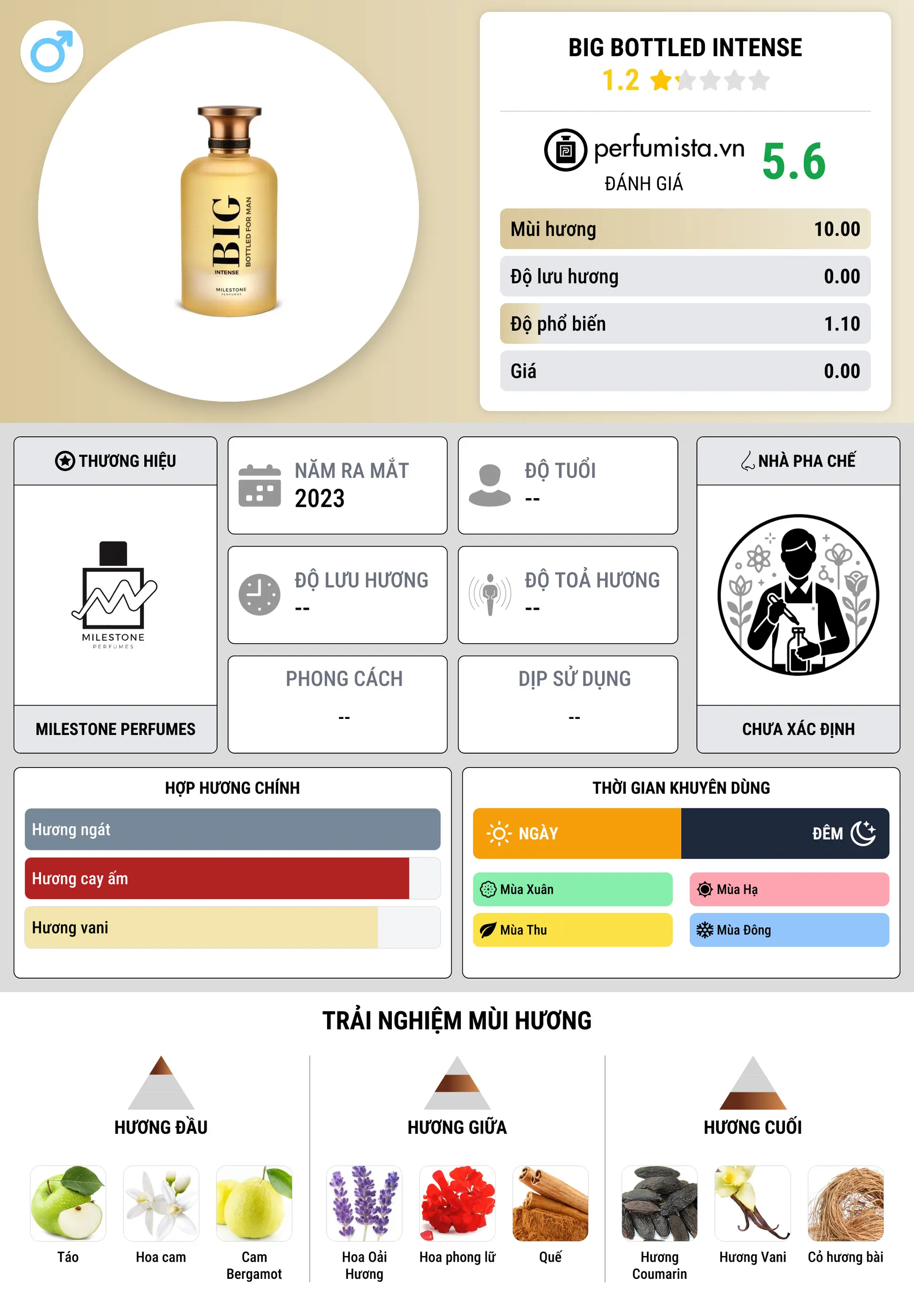 Thông tin chi tiết Big Bottled Intense