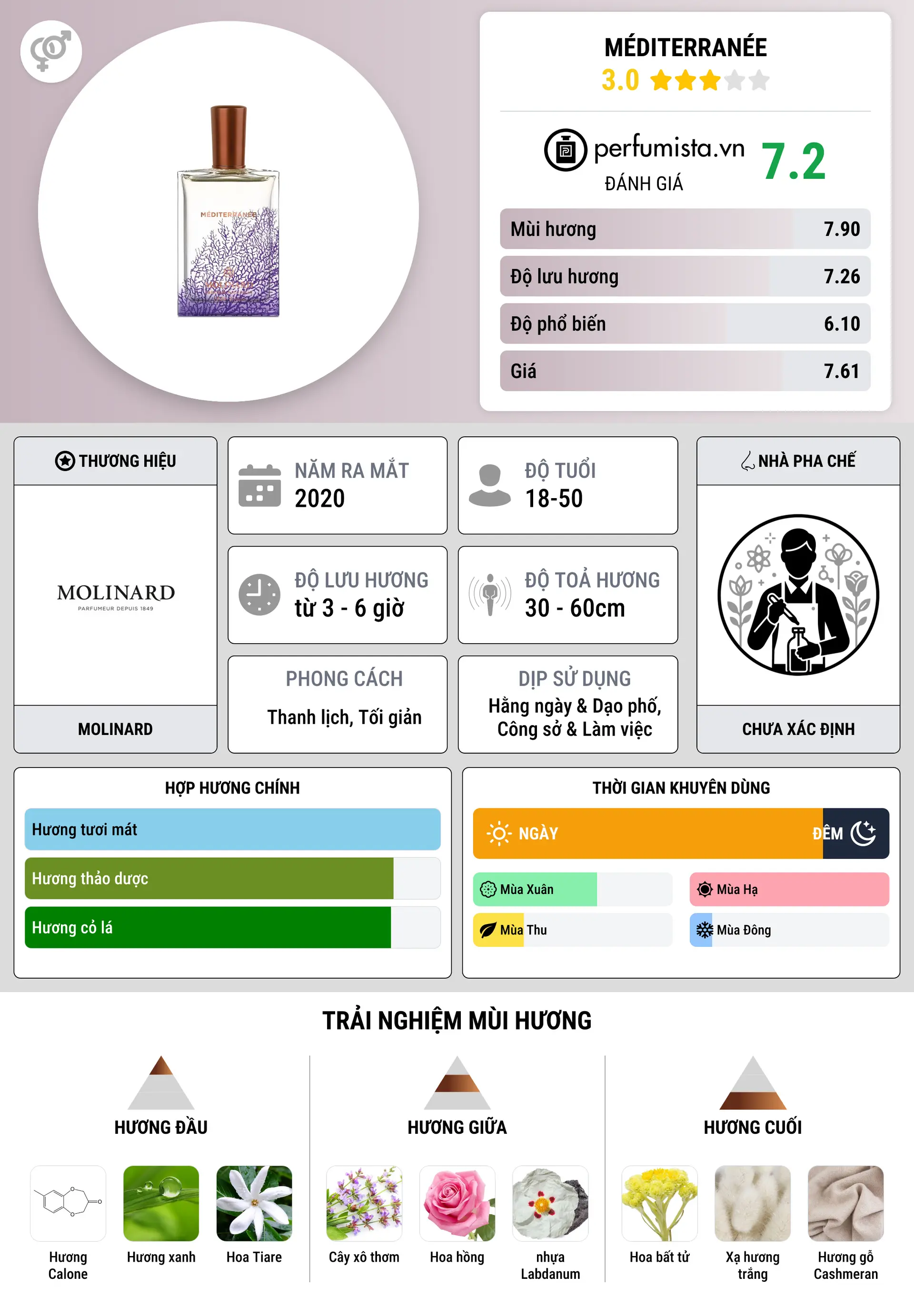 Thông tin chi tiết Méditerranée