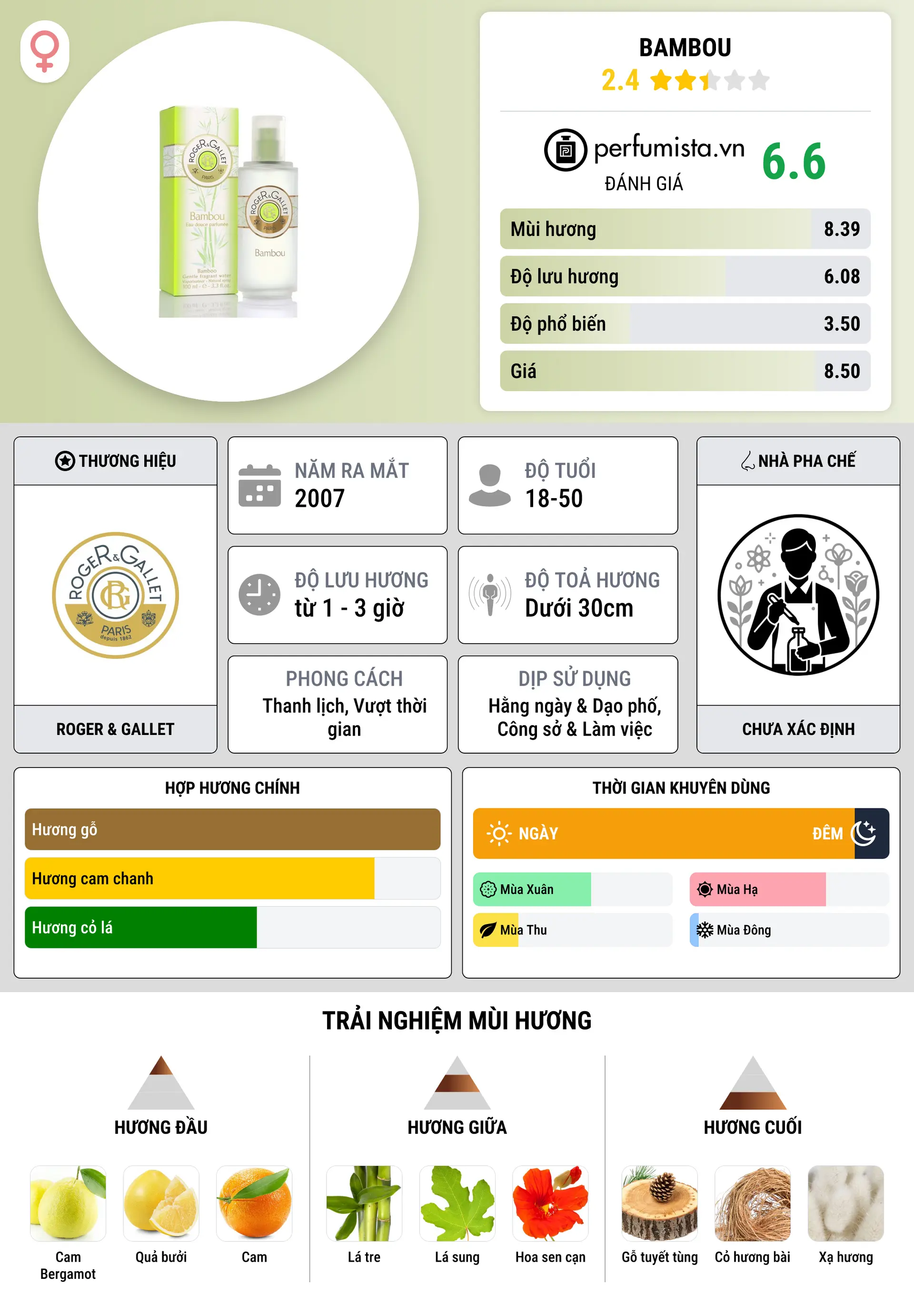 Thông tin chi tiết Bambou