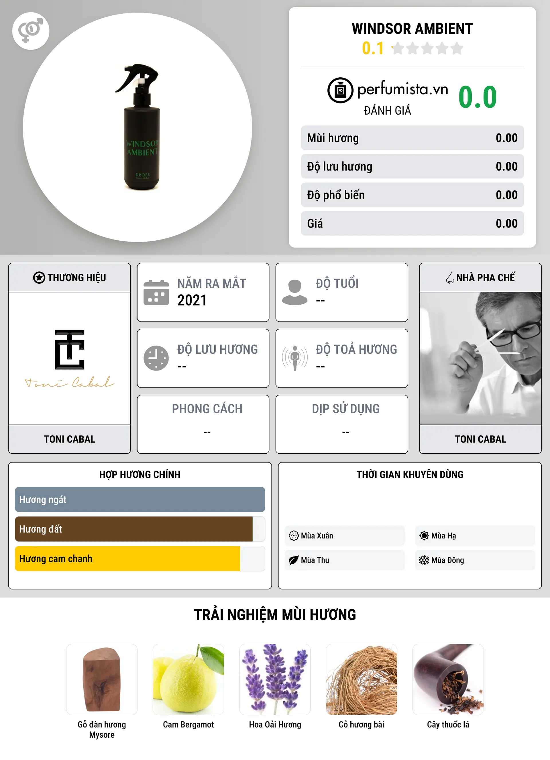 Thông tin chi tiết WINDSOR AMBIENT