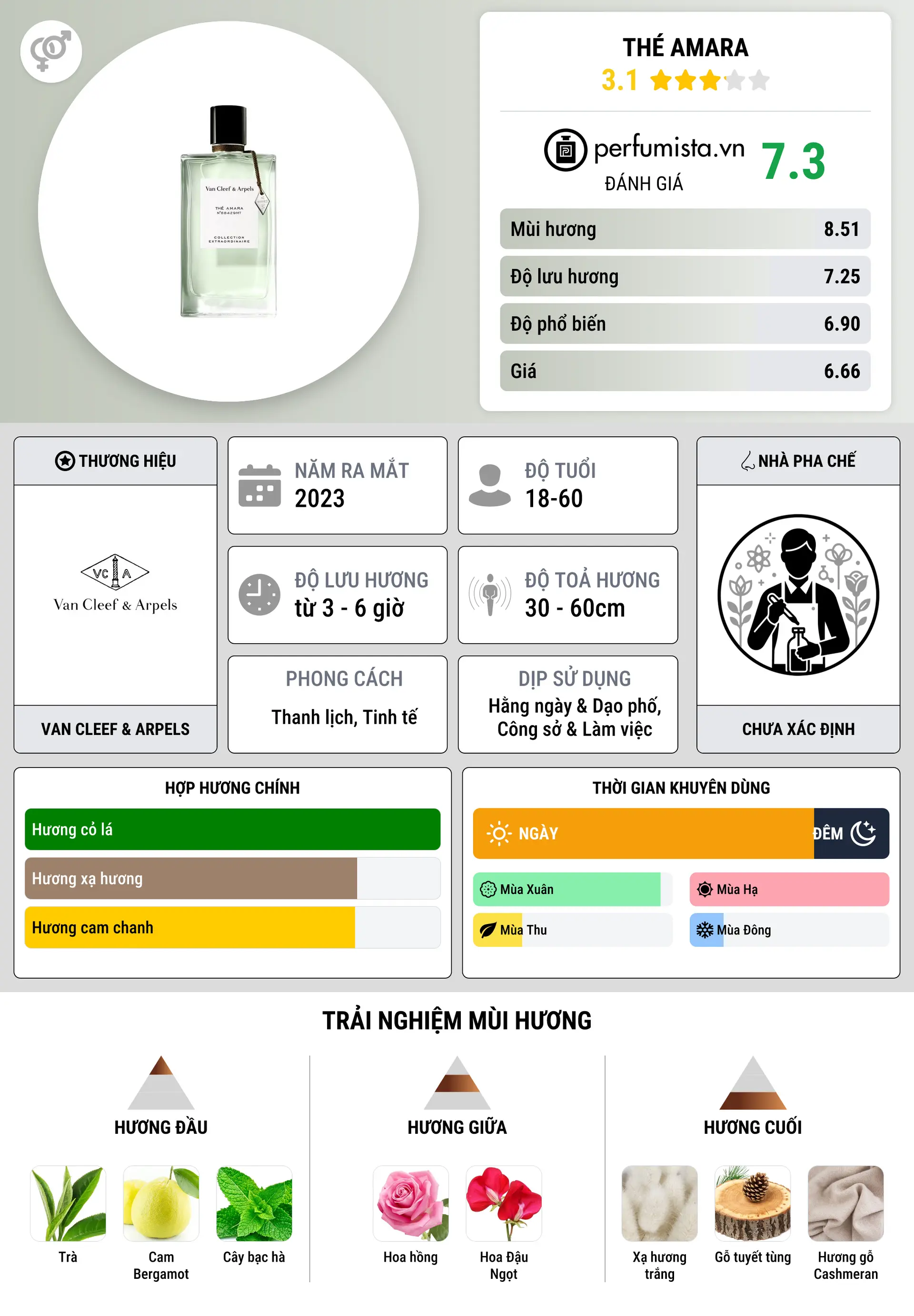 Thông tin chi tiết Thé Amara