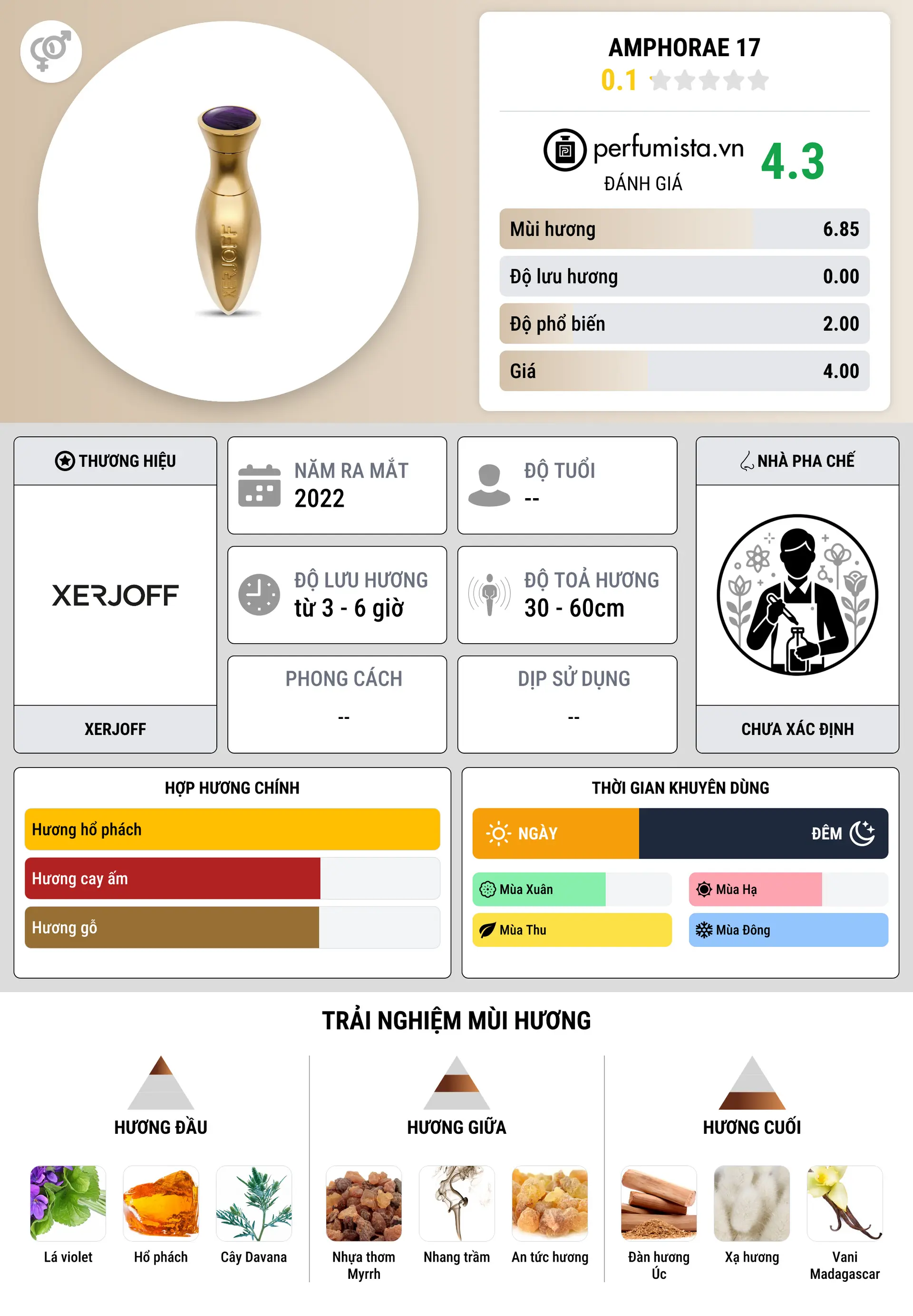 Thông tin chi tiết Amphorae 17