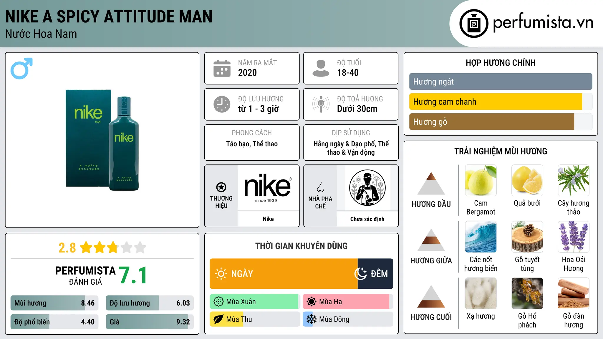 Thông tin chi tiết Nike A Spicy Attitude Man