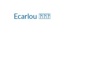 Ecarlou 露嘉伊