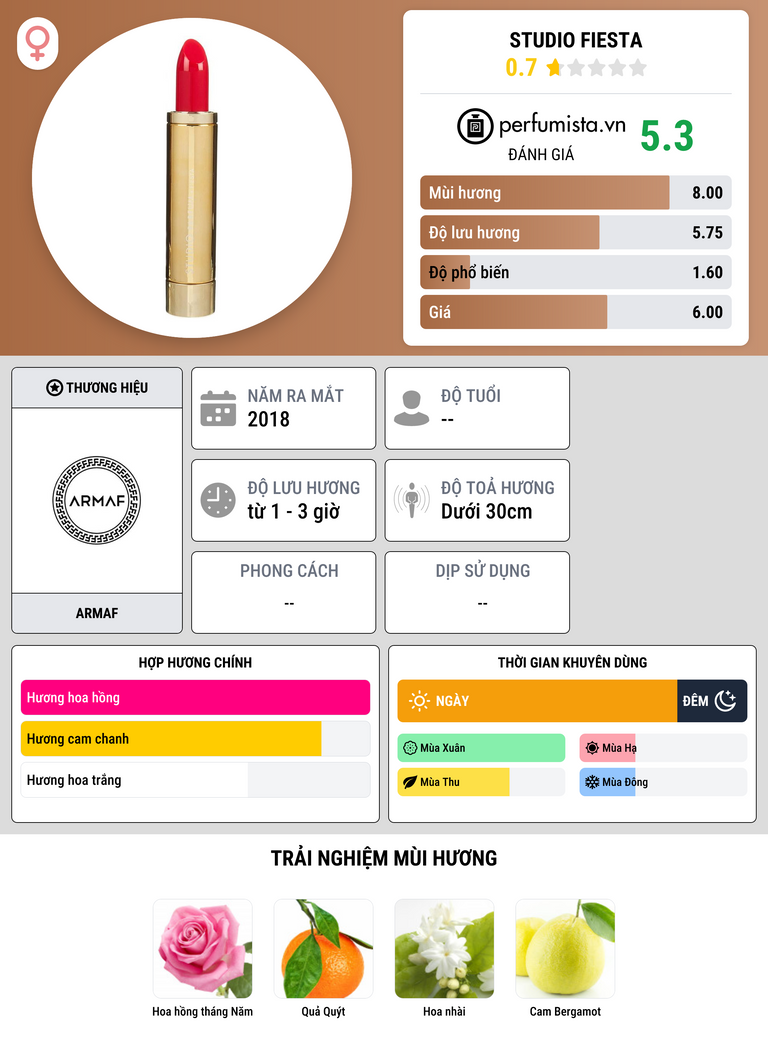 Thông tin chi tiết Studio Fiesta