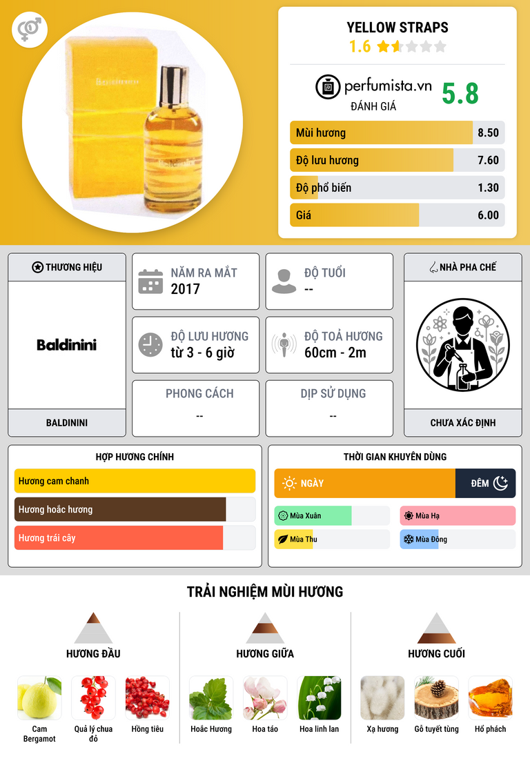Thông tin chi tiết Yellow Straps