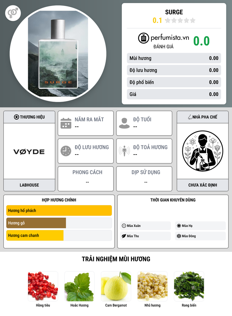 Thông tin chi tiết Surge