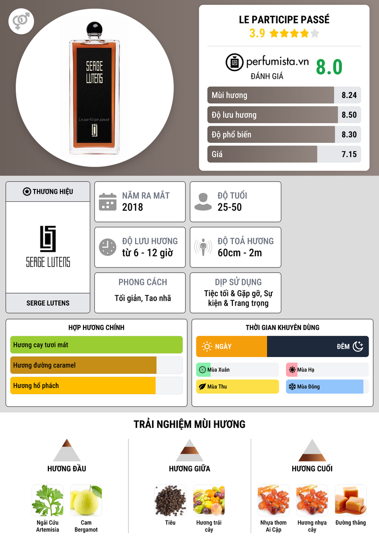 Thông tin chi tiết Le Participe Passé