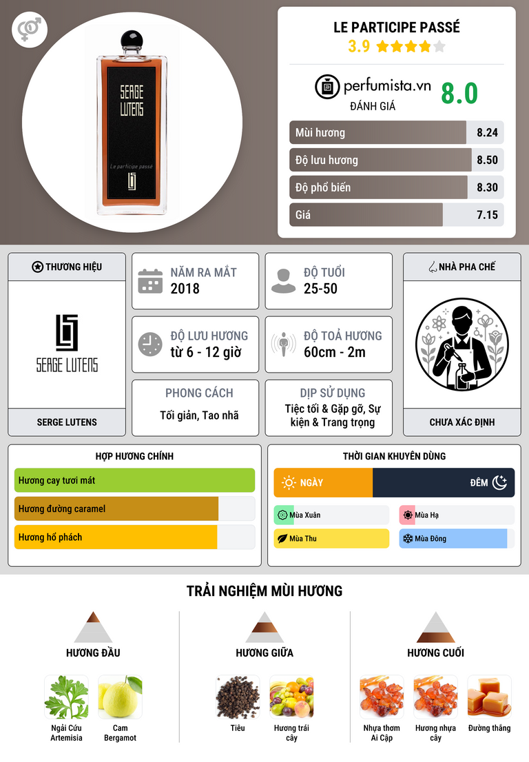 Thông tin chi tiết Le Participe Passé
